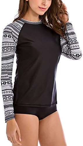 Acasia Womens Rash Guard Bathing Suit Swimsuit Top Rashguard Swim Shirt Rashguard Swimwear Swimsuit