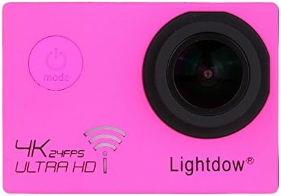 Lightdow 4K WiFi Waterproof Sports Camera 170° Ultra Wide Angle Lens with 2 Pcs Rechargeable Batteries (Model NO.: LD-V3) (1027+PK)
