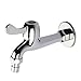 HARPOON Faucet Wall Mounted Washing Machine Taps Balcony Mop Sink Faucet Brass Single Handle Cold Garden G 1/2'' Inch Connection, Chrome