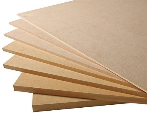 MDF 6mm - Medium Density Fibreboard 8ft x 4ft (2440mm x 1220mm) by www.buildermerchant.com