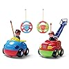 Top-Race-TR-02-RC-Cartoon-First-Remote-Control-Set-of-2-Fire-Engine-Police-Car-Toys-Musical-Song-Light-with-2-Transmitters-Different-Frequencies-Play-Them-Together-Children-Age-2 Top Race My First Remote Control Car Toys - Cartoon Remote Control Police and Fire Engine with Lights and Sounds - Play…