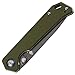 KIZER Knives Pocket Knife with Green Clip G10 Handles Material EDC Folding Knife, Begleiter V4458A2