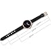 Quartz Watch Womens Waterproof Lady Watch Wrist Watch Creative Starlight Dial Birthday Gift with Genuine Leather Band