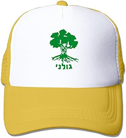 HANTE Golani Brigade IDF Israeli Defence ForceMans Cartoon extensible sunbonnet Trucker Hat Yellow