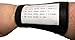 Martin Sports Dozen (12) Pack YOUTH 1-Pocket Football / Baseball Wristband Coaches, Black