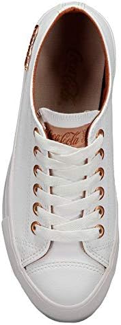tênis coca cola basket floater plataforma feminino branco