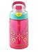 Contigo AUTOSPOUT Straw Gizmo Flip Kids Water Bottle, 14oz, Cherry Blossom