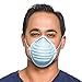 Procedural Mask, Surgical Mask, MEDLINE Mask - Cone Style Medical Face Mask with Elastic Headband - 20 Mask Pack Sealed in Clear Plastic Bag for Protection