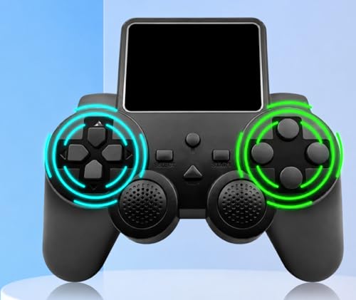 Video Game Retrô Controle Com Mais de 500 Jogos Clássicos Tela LCD Mini Console Gamepad Plug and Play Retrô | Diversão Instantânea | Preto