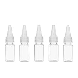 5pcs 10-250ml Refillable Bottles Squeeze Bottles
