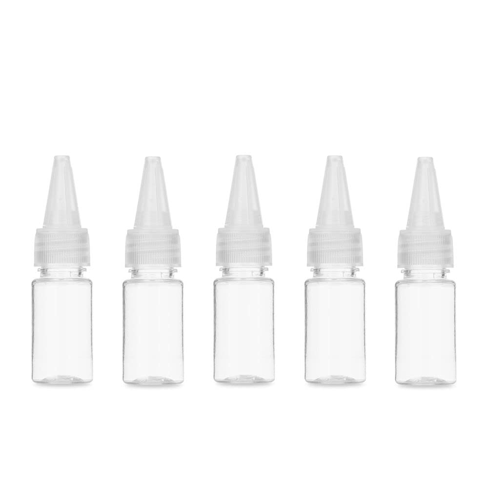 5pcs 10-250ml Refillable Bottles Squeeze Bottles