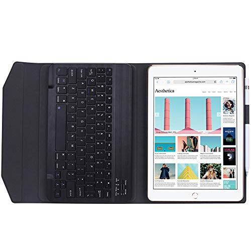 UNOKS Ultra-Slim Removable Wireless Bluetooth Keyboard,with Stylus Holder by Greenlaw,Intelligent Energy Saving Sleep