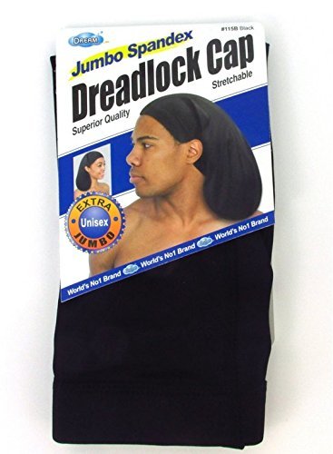 Dream Jumbo Spandex Dreadlock Cap 2 Pack