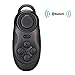SUNNYPEAK Wireless Bluetooth Gamepad Remote Controller Compatible with 3D VR Glasses Google Cardboard Selfie Camera Shutter Wireless Mouse Music Player iPhone iPad Ebook Tablet PC TV (Black)