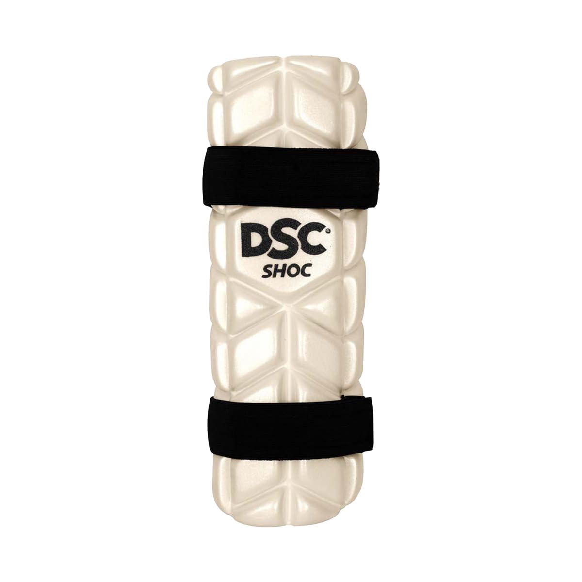 DSC Intense Shoc Cricket Arm Guard | White | Size: Youth | Forearm Protector