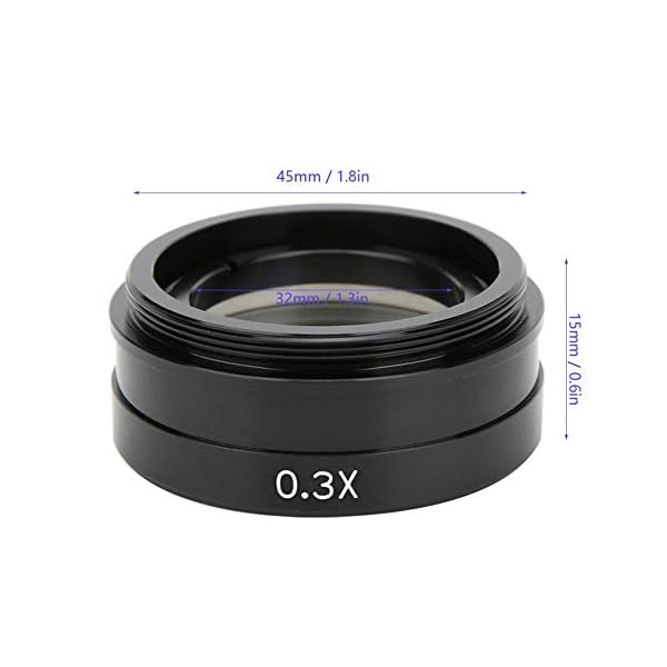 0,3X Mikroskop Kamera Zoom C-Mount Objektiv Industriemikroskop Zubehör – Bild 3