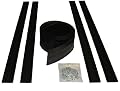 Auto Care Products 54018 18-Feet Garage Door Bottom Seal Kit with Track and Mounting Hardware