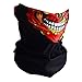CIKIShield Couples Seamless Skull Face Tube Bandanas Black (4pcs-Color Set-N)
