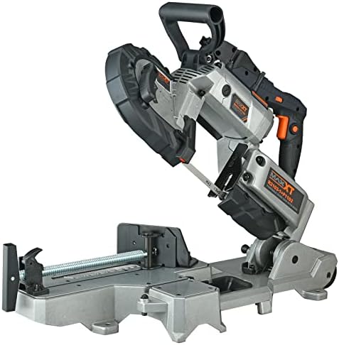 thumbnail image 2 of 110V Portable Band Saw – Variable Speed Deep Cut, 10-Amp Motor W/ Alloy Base, 5" Capacity 2 of 4