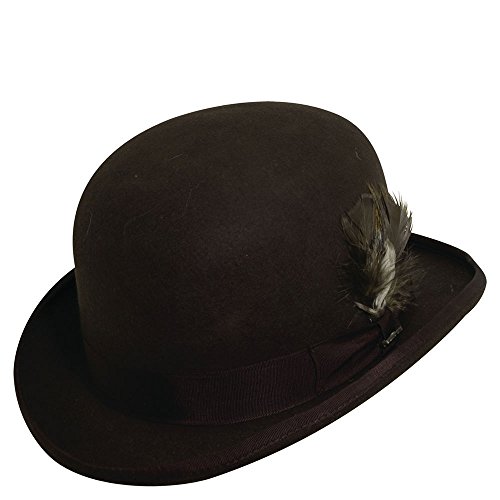 Scala Classico WF506 Mens Wool Felt Derby Hats, CHOC - 4