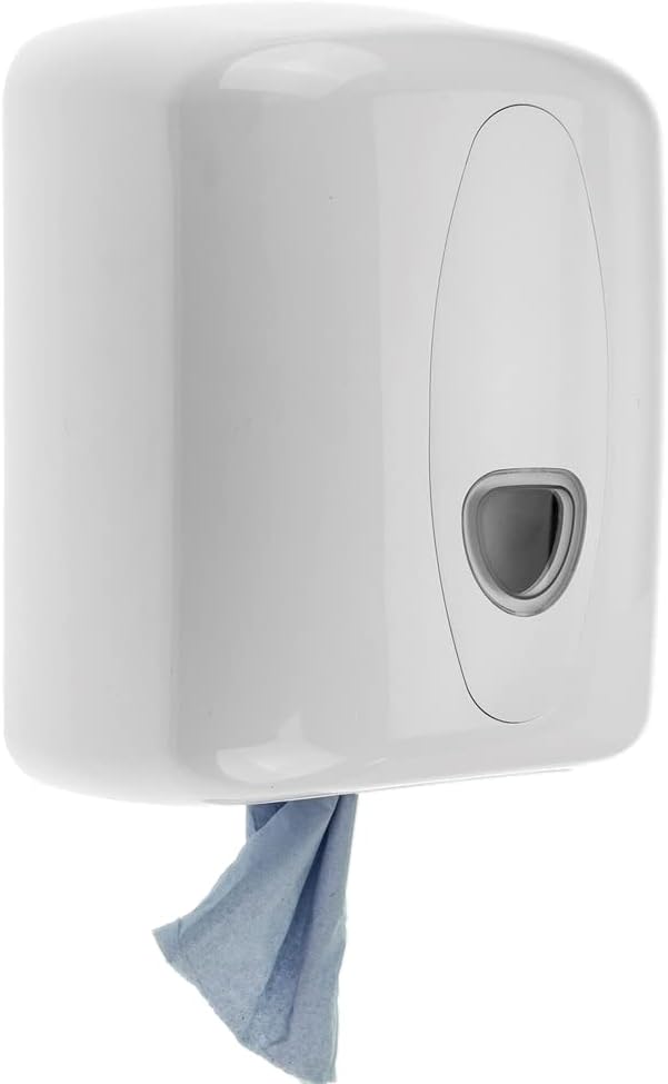 Phoenix Wall Mounted Centerfeed Dispenser White Tissue Blue Roll Holder