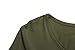 BELAROI Womens Comfy Swing Tunic Short Sleeve Solid T-shirt Dress (3X, Army Green)