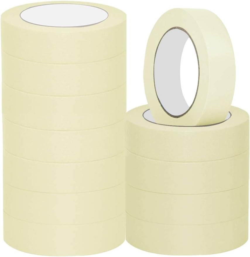 NORTHERN BROTHERS Masking Tape 25mm x 20m - 12 Rolls Indoor Decorators Paint