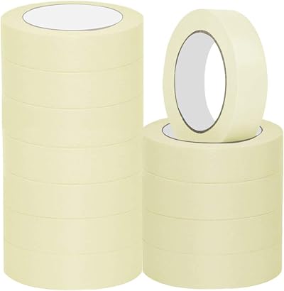 NORTHERN BROTHERS Masking Tape 25mm x 20m - 12 Rolls Indoor Decorators Paint