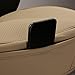 shakar PU Leather Seat Covers for Car Front Seats- Car Leather Seat Cushion Pad,1 Piece (Super-Beige)