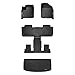 MAXLINER Floor Mats 3 Rows and Cargo Liner Behind 3rd Row Set Compatible with 2018-2023 Chevrolet Traverse