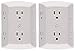 GE 2 X Grounded Adapter-Spaced Six-Outlet Tap