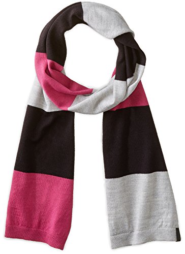 Icebreaker Legacy Scarf, Blizzard Heather/Cognac/Magenta, One Size Icebreaker Legacy Scarf, Blizzard Heather/Cognac/Magenta, One Size
