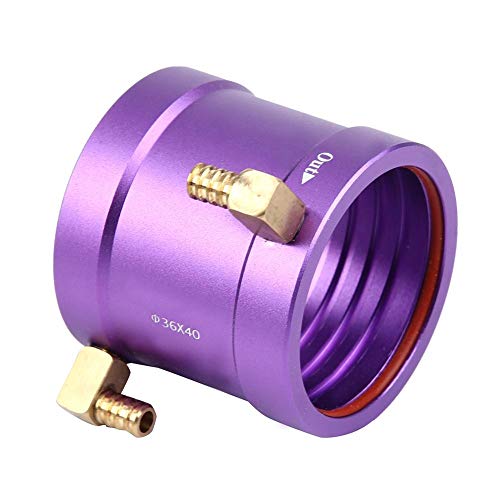 RC Wasserkühlungsjacke, Metall RC Motor wassergekühlte Ummantelung für 3650/3660 RC Boot Schiff Motor Fernbedienung… – Bild 8