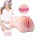 ZEMALIA Daina Male Masturbators Sex Toys, Pocket Pussy 3D Realistic Vagina Masturbator Adult Toys Close-Ended Stroker Built-in Cock Ring Sexual Exerciser for Man Masturbation