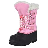 DREAM PAIRS Little Kid Maple Grey Pink Knee High