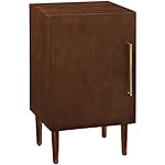 Crosley Furniture Everett Mid-Century Modern Record Player Stand, Mahogany