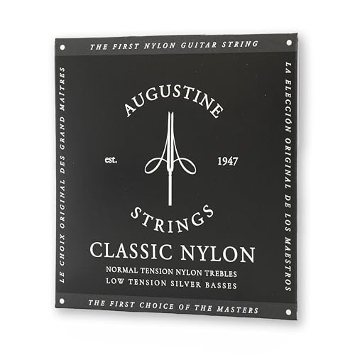 Augustine Classic Black Set, Low Tension Classical Guitar Strings 1
