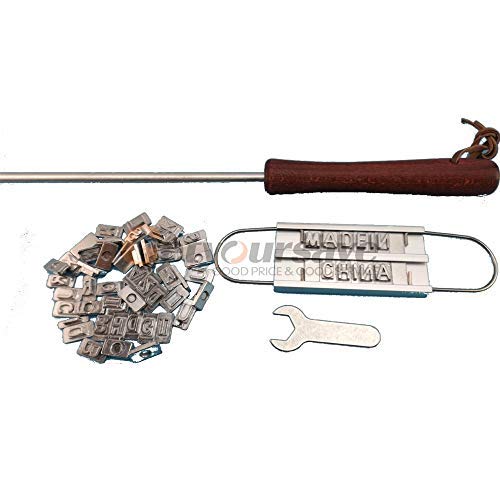 Tool Fire - Barbecue Stamp Stamping Mold With Fire Brand Nameplate 55 English Letters Restaurant Party - Dolls And Fighter