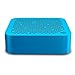 JLab Crasher Mini Wireless Bluetooth Speaker | Bluetooth 2.1 | 18 Hour Battery Life | Water Resistant & Dust Resistant | USB + AUX Backup Available | Blue
