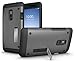 OnePlus 2 Case - TUDIA Ultra Tough OMNIX [Heavy Duty] Hybrid Full-Body Protective Case with Front Cover and Built-in Screen Protector/Impact Resistant Bumpers Cover for OnePlus Two (Metallic Slate)