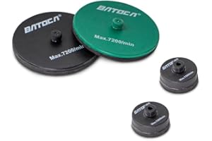 BATOCA M10 Thread Backing Plate, Suitable for BATOCA S4 Cordless polisher, 2PCS 1 Inch & 2PCS 3 Inches