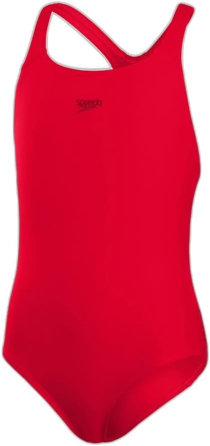 Speedo Girls Eco Endurance+ Medalist Swimsuit Chlorine Resistant 50% Recycled