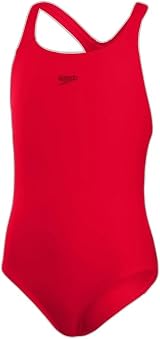 Speedo Girls Eco Endurance+ Medalist Swimsuit Chlorine Resistant 50% Recycled