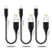 Cabepow iPhone Charger Cable, 1ft 5Pack Lightning Cable to UBS A Charging Cable Compatible with iPhone 11 Xs Max XR X 8 Plus 7 Plus 6 Plus SE iPad Pro iPod (Black)(1ft)1