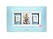 Pearhead Newborn Baby Handprint and Footprint Deluxe Photo Frame & Impression Kit, No Bake, Wall Frame, White