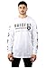 Icer Brands NFL Oakland Raiders Men's T-Shirt Active Basic Long Sleeve Tee Shirt, Large, White