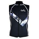 Layatone Wetsuits Men's Wetsuits 2mm Neoprene Zipper Diving Vest