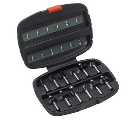 Bosch HM-Fräser-Set 12-teilig (Zubehör für POF 1200 AE und POF 1400 ACE)