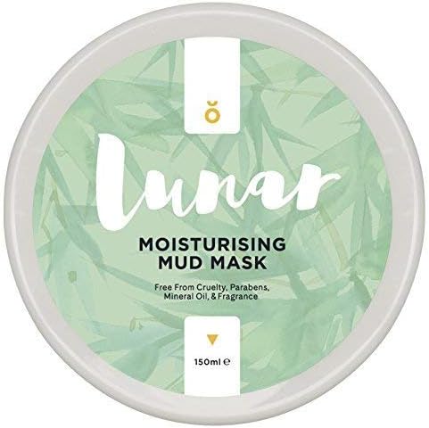Moisturising Mud Mask by Lunar Glow - A Healing and Reviving Bentonite Clay Face Mask - 5 fl.oz / 150ml