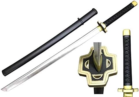 Winsdar 39" Foam Samurai Sword with Plastic Scabbard Bundle